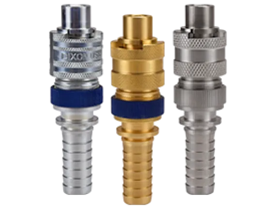 Dix-Lock® N-Series Interchange Male End x Hose Barb Safety-Lock